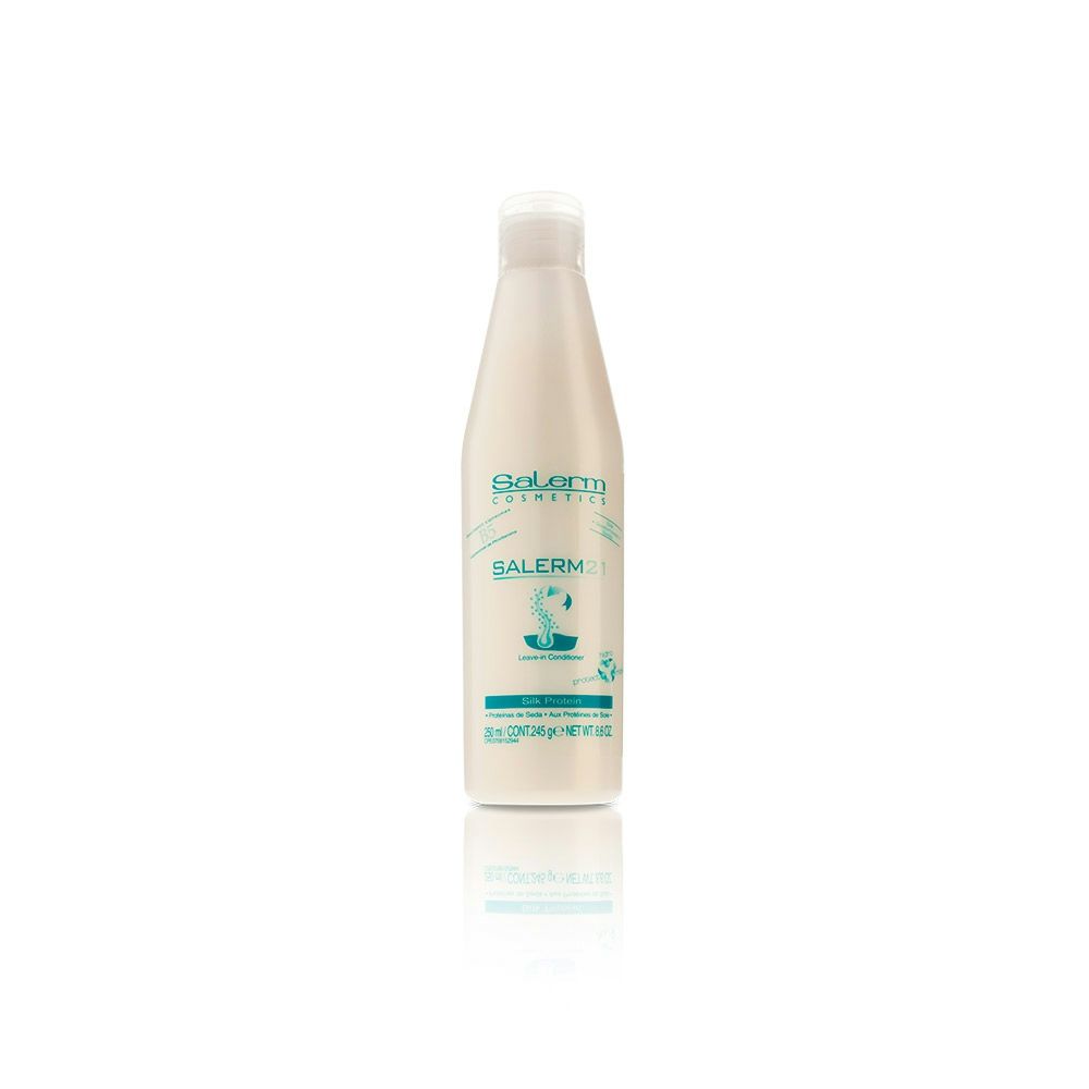 Salerm 21 Silk Protein leave in conditioner con proteína de seda Nutrición profunda con o sin aclarado 250ml