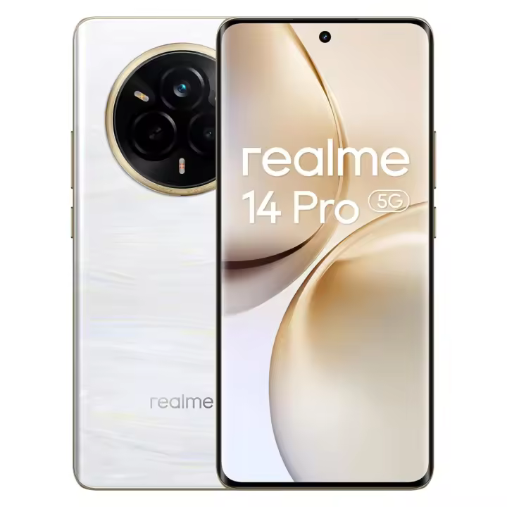 realme 14 Pro 5G Smartphone NFC Pantalla OLED FHD+ 6.67" Procesador Dimensity 7300 Energy Ocho núcleos Cámara trasera Sony IMX882 50 MP OIS Cámara frontal 16 MP Batería 6000 mAh Carga SuperVOOC 45W realme UI 6.0 - 1
