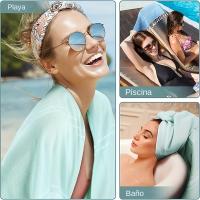 Toalla De Playa De Algodón Super Grande De Turquía Libre De Arena Secado Rápido Ligera Para Viajes Regalo Para Adultos - details 3