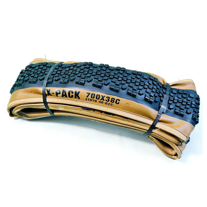 Pneumático Ontrack X-PACK Para Gravel Plegable 700X38C 700X40C 700X45C 30TPI Color Marrón Rueda De Bicicleta Para Montaña - 1