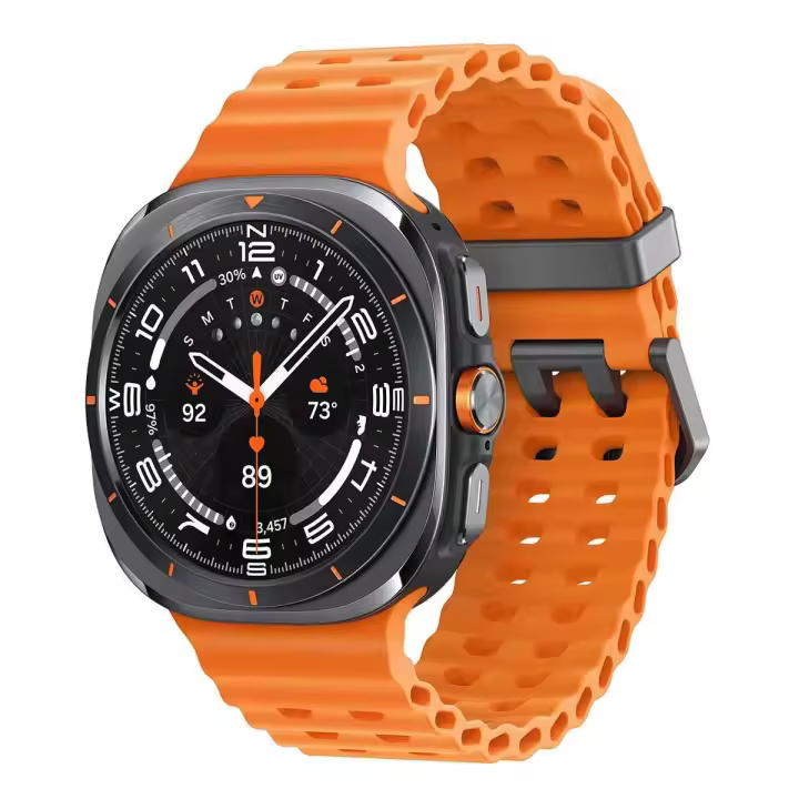 Samsung Galaxy Watch Ultra (2025) (LTE, 47 mm), Smartwatch LTE con IA, Titanio, Botón Personalizable, Control de Salud, Resistencia al agua de 10 ATM IP68, Batería de larga duración-Power saving mode Up to 100 hrs - 1