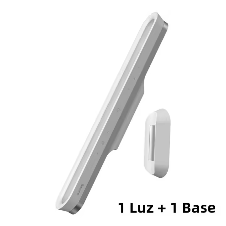 Lámpara De Escritorio Magnética Baseus LED Recargable Con Iluminación Suave Para Armario Estudio Lectura Luz Nocturna Moderna - 1