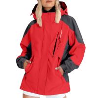 Chaqueta De Montañismo Para Mujer De Otoño Moda Con Capucha Impermeable Y Resistente Al Viento De Larga Duración Para Exteriores - details 6