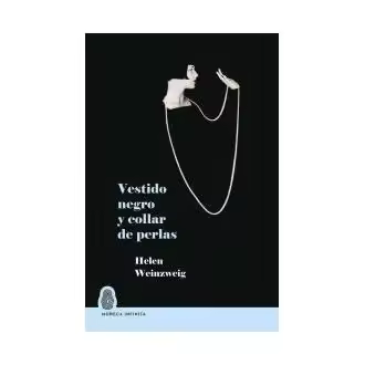 Vestido negro y collar de perlas - 1