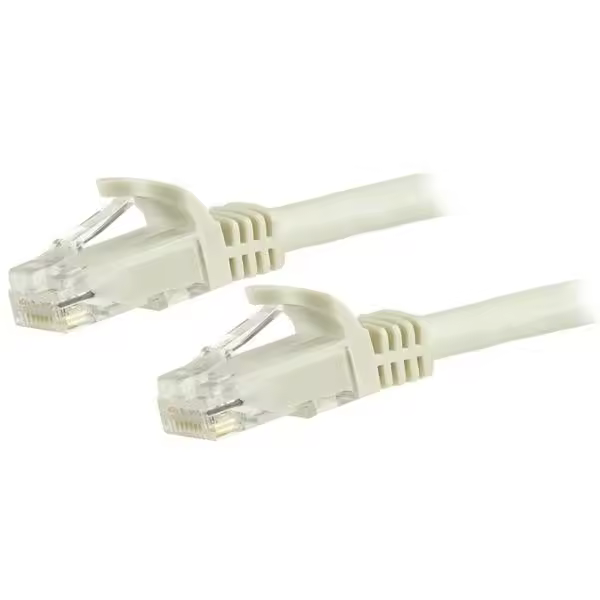 StarTech.com Cable de Red Gigabit Ethernet 15m UTP Patch Cat6 Cat 6 RJ45 Snagless Sin Enganches - Bl - 1