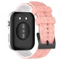Correa De Deporte De Silicona Suave De Dos Tonos Para Huawei Watch Fit 3 Con Patrón De Fútbol Tamaño 20cm Unisex - details 13