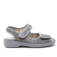 GARZON 3600-215GRIS Zapatillas de estar por casa mujer 36799 XLV SANDALIA REJILLA DALMA GRIS PERLA - details 3