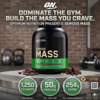 Optimum Nutrition Serious Mass 2,72Kg - Suplemento Dietético para Aumento de Masa Muscular con Proteínas y Carbohidratos de Alta Calidad - details 2