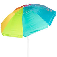 Aktive - Sombrilla de playa multicolor antiviento, protección UV50 con revestimiento plateado, mástil de metal 28/32 mm, sistema de inclinación, 8 varillas de fibra de vidrio, ventilación Max+Air y funda de transporte, ideal para playa y piscina - details 3