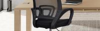 T-LoVendo Silla de Oficina o Escritorio ergonómica con Soporte Lumbar, Malla Transpirable, Regulable en Altura, Ruedas antiarañazos, Color Gris - details 8