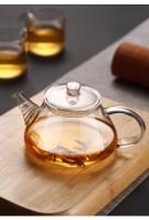 Mini Tetera De Vidrio Resistente Al Calor Con Filtro Para Infusión De Té De Flores Kettle De Té Kung Fu Para El Hogar Teaware - details 6