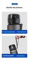 Botella Deportiva De 560ml Para Senderismo Y Ciclismo a Prueba De Fugas Con Tapa Corrosión Resistente Y Aislamiento Térmico - details 6