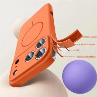 Funda De Silicona Líquida Para Magsafe Para iPhone 17 16 15 14 pro Max Cubierta Magnética Mate De Colores Caramelo Compatible Con iPhone Air - details 2