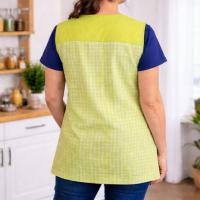 Idolika - Batas de mujer - Bata mujer - Babi mujer botones - Babi de mujer - Bata de trabajo mujeres - details 1