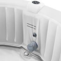 AREBOS Spa Hinchable de Hidromasaje Al Aire Libre Masaje Inflable Redondo con LED 208 Cm - Para Hasta 6 Personas - details 24