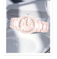 Reloj De Cuarzo Para Mujer LIGE Nueva Moda Cerámica Impermeable Con Calendario Elegante Reloj De Pulsera Con Caja - details 4