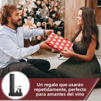 Juego De Abrevidrios Eléctrico Recargable Con Soporte Automático De Metal Con Cortador De Película, Vaso, Tapa - details 3