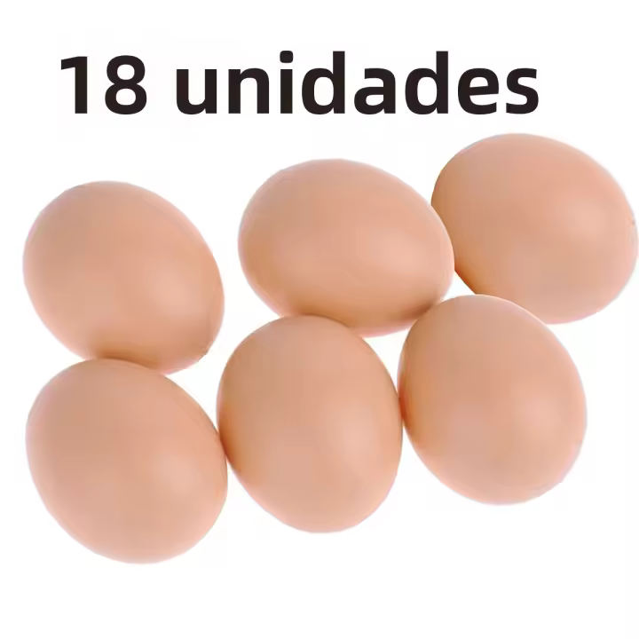6pcs Huevo Incubiendo De Pascua Para Cría De Pollos Simulación De Fecundación Con Huevos Plásticos Artificiales Para Ayudar a Las Gallinas a Poner Huevo - 1