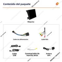 Radio De Coche Con CarPlay Y Android Auto Para Fiat Ducato 2006 Pantalla IPS 9'' Android 14 Multimedia GPS Estéreo BT Memoria RAM 2G ROM 2G - details 10