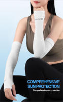 Mangas De Seda Helada SCVCN UPF50+ Protección Solar Transpirables Para Ciclismo Y Deportes Al Aire Libre Protección De Mano Para Automóviles Unisex - details 6