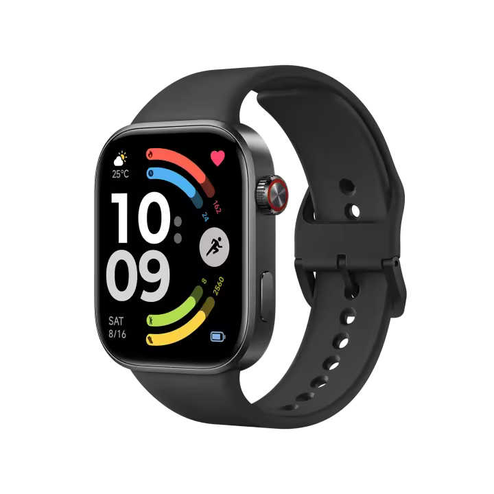 XIAOMI Redmi Watch 6 NFC - Smartwatch Hombre y Mujer | 24 días | Pantalla 2,07" AMOLED | Cuerpo de 9,9 mm en Aleación de Aluminio | Bluetooth 5.4 | Monitor de Corazón, Sueño y Estrés | 150+ Deportes | GPS | 5 ATM | Android e iOS - Negro, Gris o Azul - 1