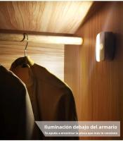 Lámpara De Noche LED Con Sensor De Movimiento Luz De Armario Inalámbrica Para El Borde De La Cama Iluminación De Armario Y Escaleras Batería Incluida - details 1