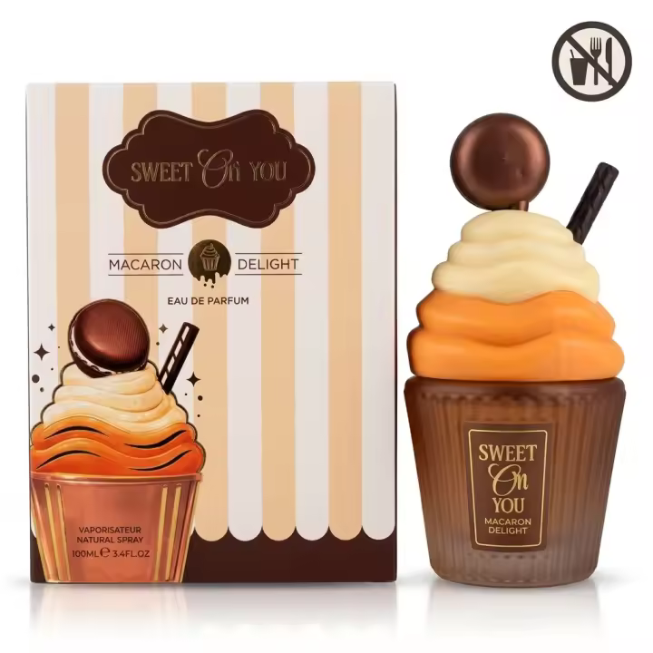 Sweet On You Macaron Delight by AFAQ. Perfume mujer EDP gourmand dulce con notas de fudge de chocolate, cacao, cupcake, vainilla cremosa, caramelo dulce y cumarina 100ml 🚚 Envíos a España 24/48h. - 1