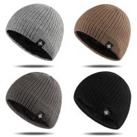 Gorro De Punto Grueso De Poliéster Para Otoño/Invierno Unisex Mantén Caliente Para Exterior - details 5