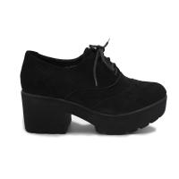 Calzados Soraia. Mocasines de Antenina y Plataforma. Zapatos Cómodos para Otoño/invierno. Tacón de Antelina Elegante - details 3