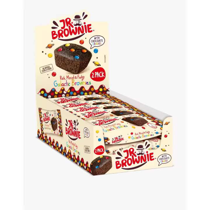 JR. BROWNIE CHOCOLATE GALACTIC (LACASITOS) EXPOSITOR 12 UNIDADES PACK-2 x 50 g (peso neto expositor: 600 g) - 1