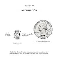 Encanto De Mariposa Plateado En Plata Con Circonia Bola Redonda Colgante Para Pulsera O Collar DIY Joyería De Moda Irregular - details 102