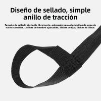 Cinta Ajustable De Yoga Portátil Correa De Hombro Para Ejercicio Y Estiramiento Equipamiento De Fitness Con Almacenamiento - details 4