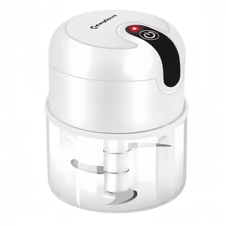 Mini Picadora Eléctrica Recargable USB EasySpeed - Mini Picador de Alimentos 250 mL - Cuchillas de Acero Inoxidable - Batidora Trituradora Portátil - Ideal para Cebolla, Ajo, Carne y Vegetales - Marca EasySpeed - 1