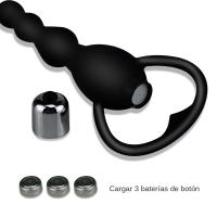 Masajeador Vibratorio Protaste De Silicona Juguetes Sexuales Para Hombres Y Mujeres Bucle Anal Entrenador Anales Para Principiantes Control Remoto - details 1