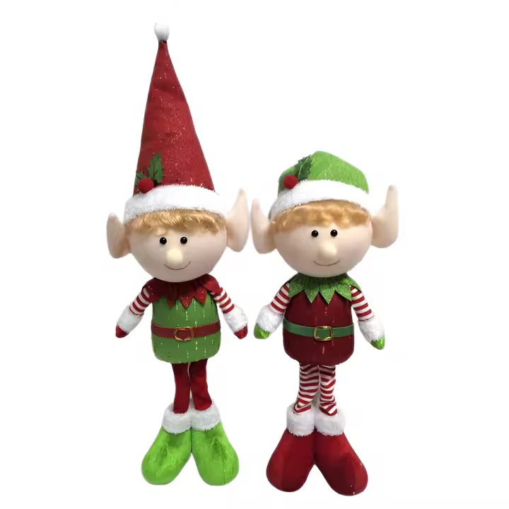 Gerimport Elfo de Pie Decorativo Navidad 52 Cm - Adornos y Modelos Navideños - 1