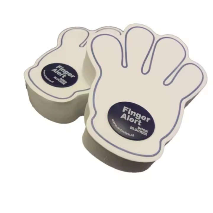 Tope de puerta para niños en forma de mano - 1