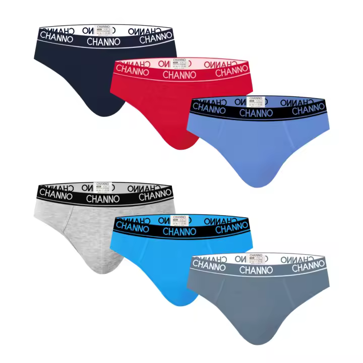 Channo Pack de 6 Calzoncillos Boxer y Slips Lisos Fabricados en algodón para niños - 1