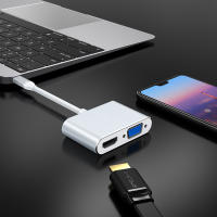 Adaptador De Dock Hub 4K Type C a HDMI USB C 3.0 VGA PD Para Macbook Samsung S20 Huawei Xiaomi Compatible Con Dex - details 3