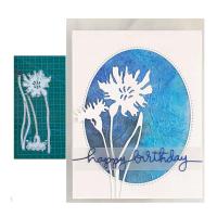 Molde De Corte De Metal En Forma De Trigo Y Flor Para Scrapbooking Y Manualidades Cuchillo De Papel Con Plantillas De Encaje Para Decoración Y Embossing - details 4