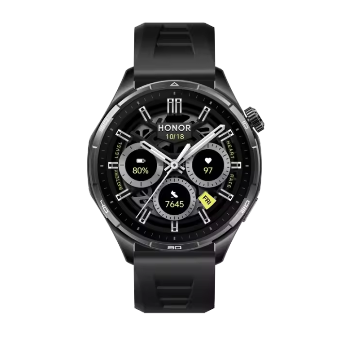Smartwatch – Honor Watch 6, Reloj inteligente, Batería de 980mAh con 35 días de autonomía, Pantalla AMOLED de 1.46″ , GPS de doble banda y 6 satélites, 120+ modos deportivos, Resistencia 5ATM + IP69, Compatible con iOS y Android - 1