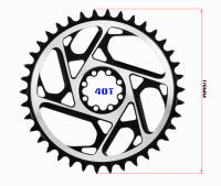 GOLDIX Cadena De Bicicleta 3mm Desplazado 8 Tornillos MTB Cadena De 36T 38T Para SRAM AXS FORForce 8-Nails 10 11 12 Velocidades Aleación De Aluminio Para Bicicletas De Montaña Y Carretera - details 8
