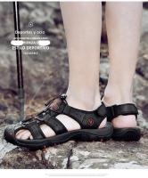 Zapatillas De Playa Para Hombre Cuero Antideslizante Casual Aumento De Altura Cómodas Zapatillas Deportivas Hombre Sandalias De Verano - details 44