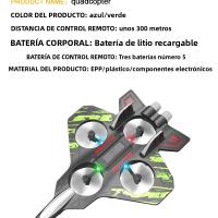 Avión De Combate Remoto Con Luz RC Helicóptero Avión De Juguete De Espuma Control Remoto 2.4G Estilo De Acrobacia Para Interior Y Exterior - details 17