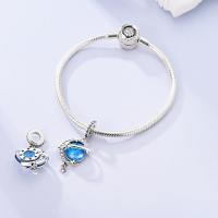 Encantos Originales De Plata 925 Para DIY Pulsera Y Collar Joyería Para Mujer Con Deseño De Sol Y Luna Joyas Delicadas - details 31