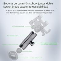 Soporte De Teléfono Para Motocicleta FANAUE De Aluminio Anti-Robo Con Adaptador De 1'' Y Mano Doble De 25mm Para RAM Mounts - details 3
