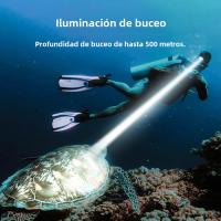 Lámpara De Cara Profesional Para Escuba 2024 Con LED De Alta Potencia 500M IPX8 Torcha De Cabeza Para Pesca Y Diversión Subacuática Incluye Batería Recargable - details 6