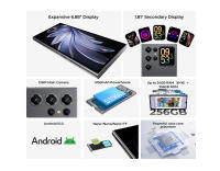 OUKITEL C62 Pro Teléfonos 24GB+256GB Android 15 Smartphone 6.88'' Pantalla principal, Pantalla secundaria de 1.88'' - details 1