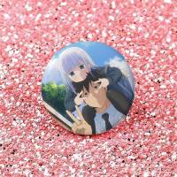 Broches Redondos De Anime Aharen-san Wa Hakarenai Para Bolsos Accesorios De Pin De Lapel De Plata De Tinplate Souvenir De Japón Estilo Animal - details 13