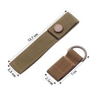 1/2/3Pcs Correa De Nylon Molle Alta Resistencia Con Hebilla Y Gancho Para Llaves Herramientas Tácticas De Exterior Clip De Cinturón Para Escalada Y Senderismo - details 0