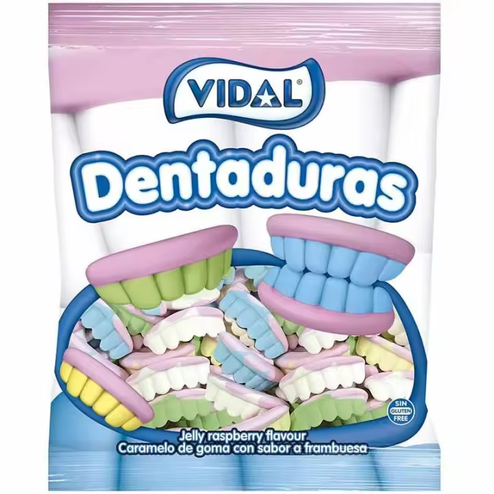 Vidal Dentaduras foam caramelos de goma popular 250u aproximadamente 1.6KG - 1